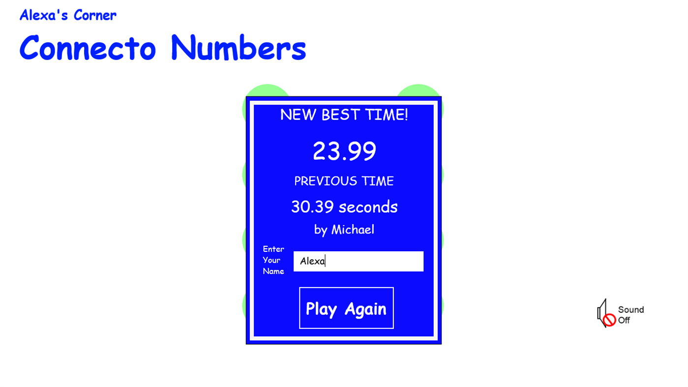 #6. Connecto Numbers (Windows) De: Sal Quintanilla