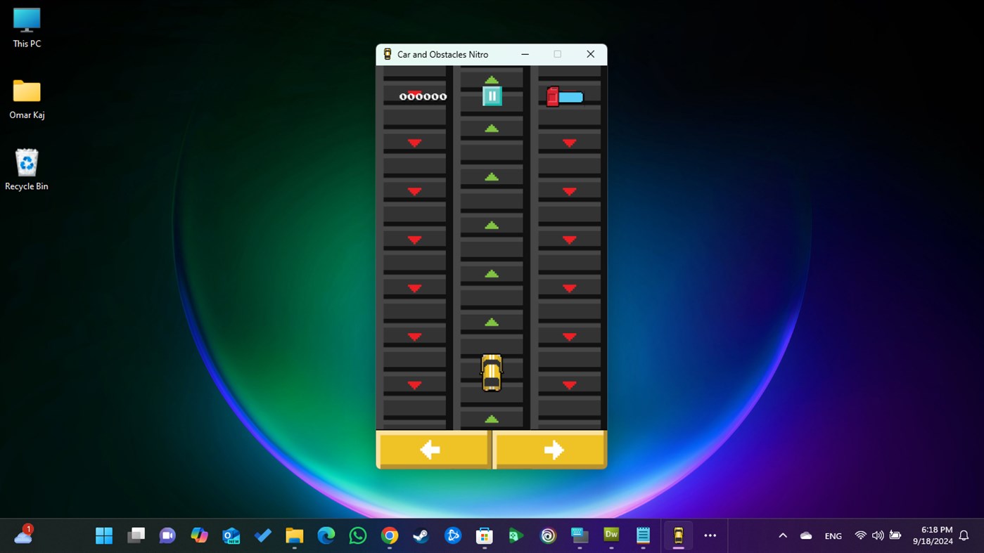 #4. Car and Obstacles Nitro (Windows) 由: Omar Kaj