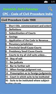 CPC - Code of Civil Procedure India screenshot 2