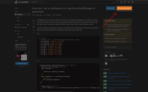 StackOverflow Tweaks Tool - Complemento de edge