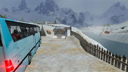 Offroad Snow Bus Driving Simulator screenshot 4