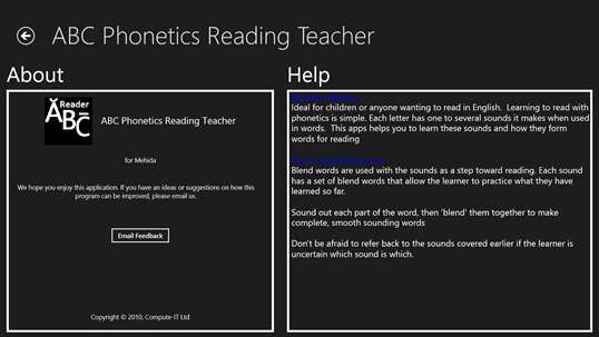 ABC Phonetics Reading Teacher screenshot 2