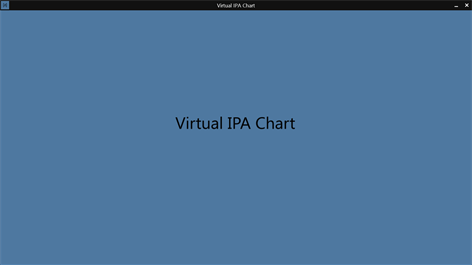 Virtual IPA Chart Screenshots 1