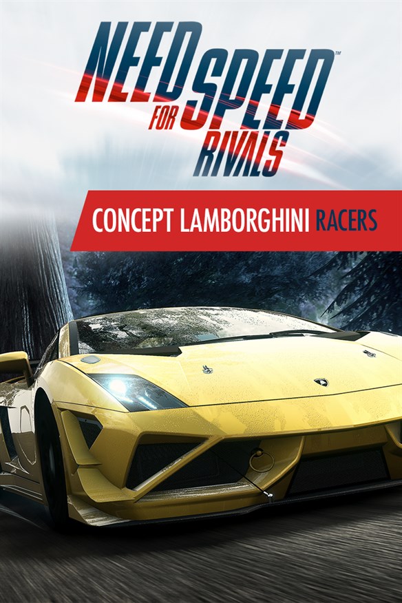 Need for Speed Rivals Concept Lamborghini Racers Xbox Series X|S and Xbox One cover art