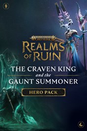 Warhammer Age of Sigmar: Realms of Ruin - The Craven King and Gaunt Summoner-hjältepaket