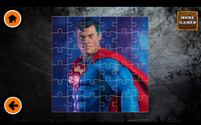 Superman Hero Jigsaw Challenge Game