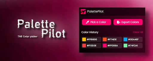 Palette Pilot marquee promo image