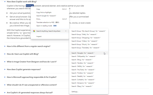 Search Anything, Search Anywhere - Ultimate AI & Multi-Engine Search