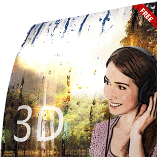 3D sounds nature , relaxing , sleep , meditate