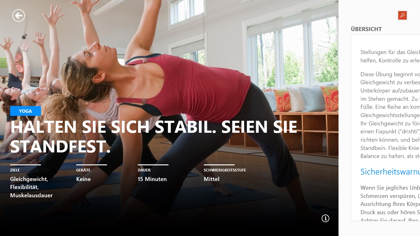 Erfahren Sie mehr über Ihre Lieblings-Trainingseinheiten und folgen Sie ihnen