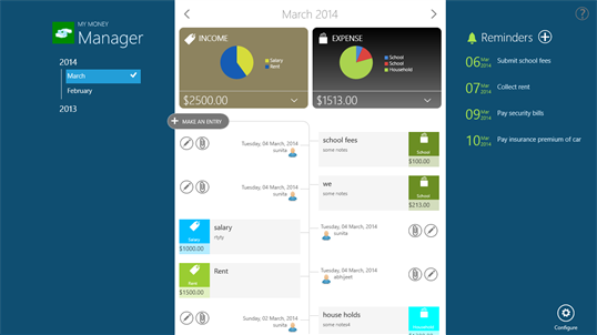 My Money Manager screenshot 1