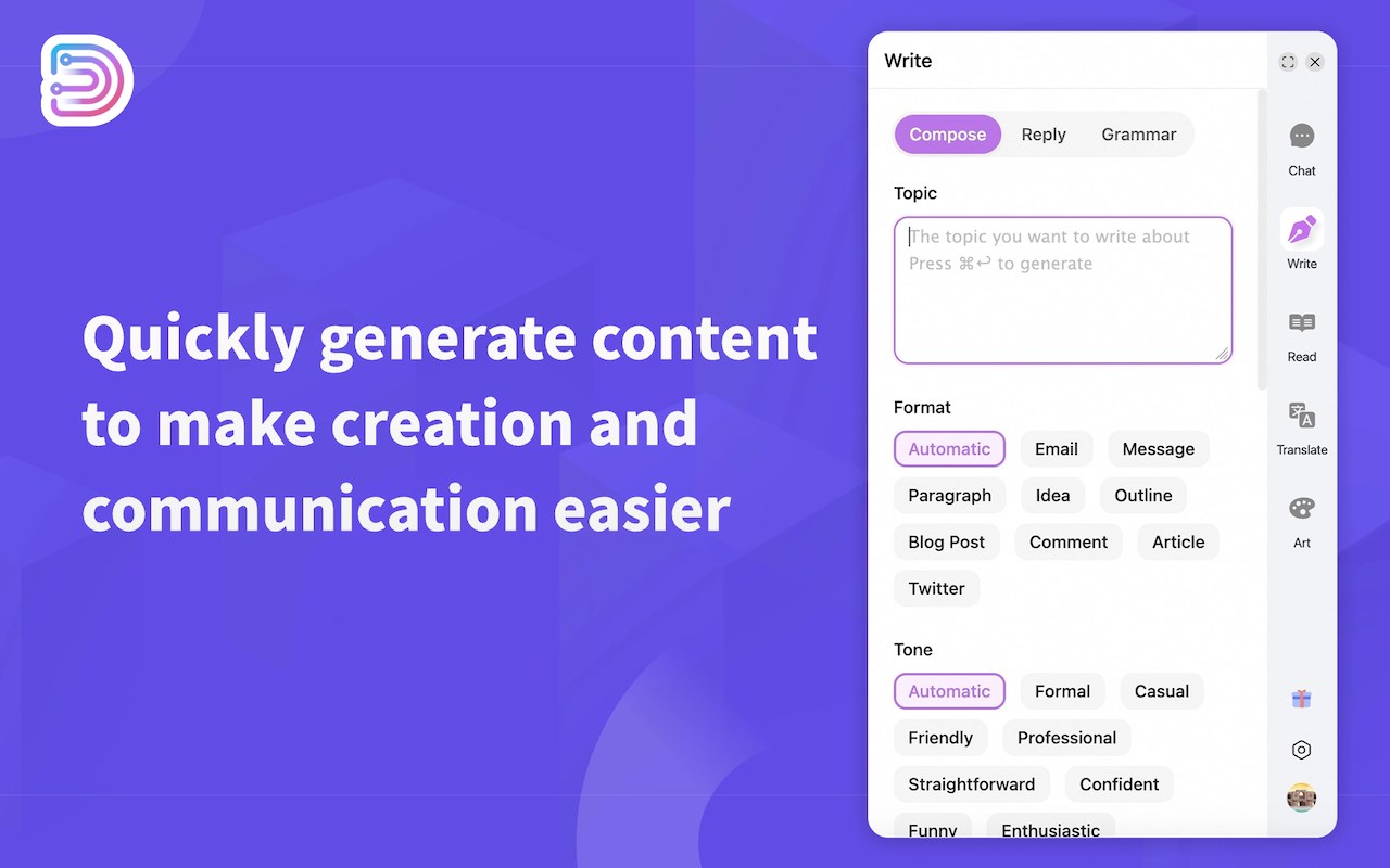 Docky ai chatgpt sidebar smart assistant add on download