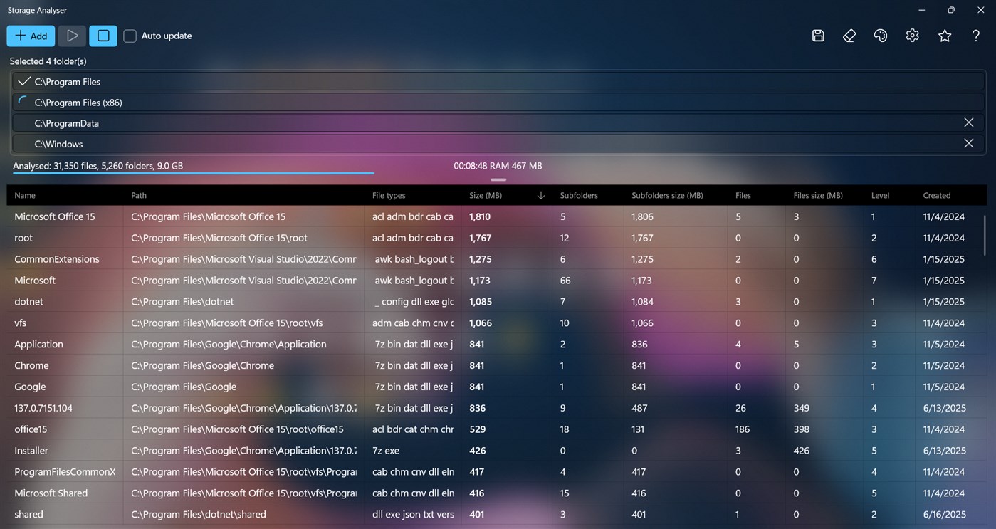 #5. Storage Analyser (Windows) Av: Alexander Komarov