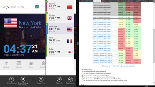 World Clock Time Zones for Windows 10 PC Free Download