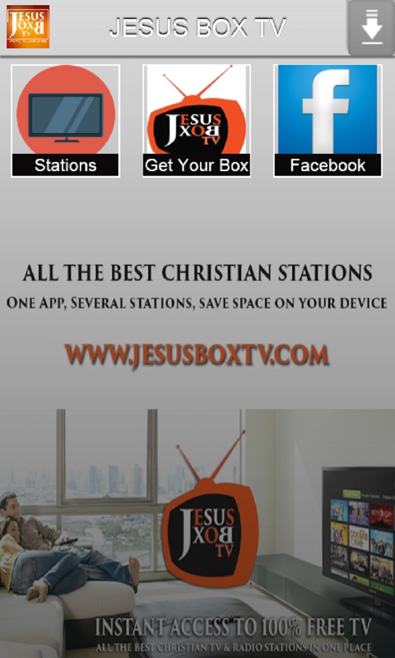 Captura de Pantalla 1 JESUS BOX TV windows