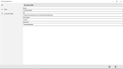 PH Cloud CalDAV Sync Screenshots 2