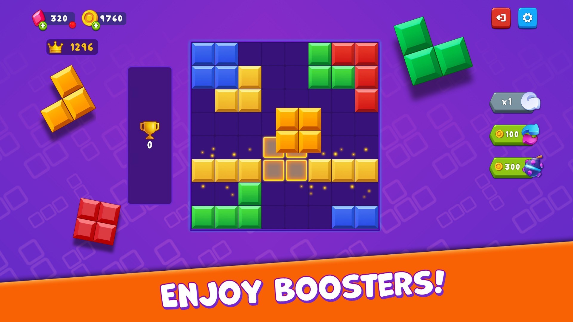 BlockBuster Puzzle Start Game screenshot