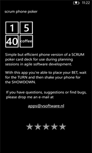 Scrum Phone Poker screenshot 5