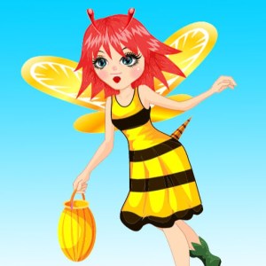 Bee Girl Dress Up Game