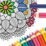 Adult Coloring Book For Stress Relief With Multiple Templates And Kids Design
