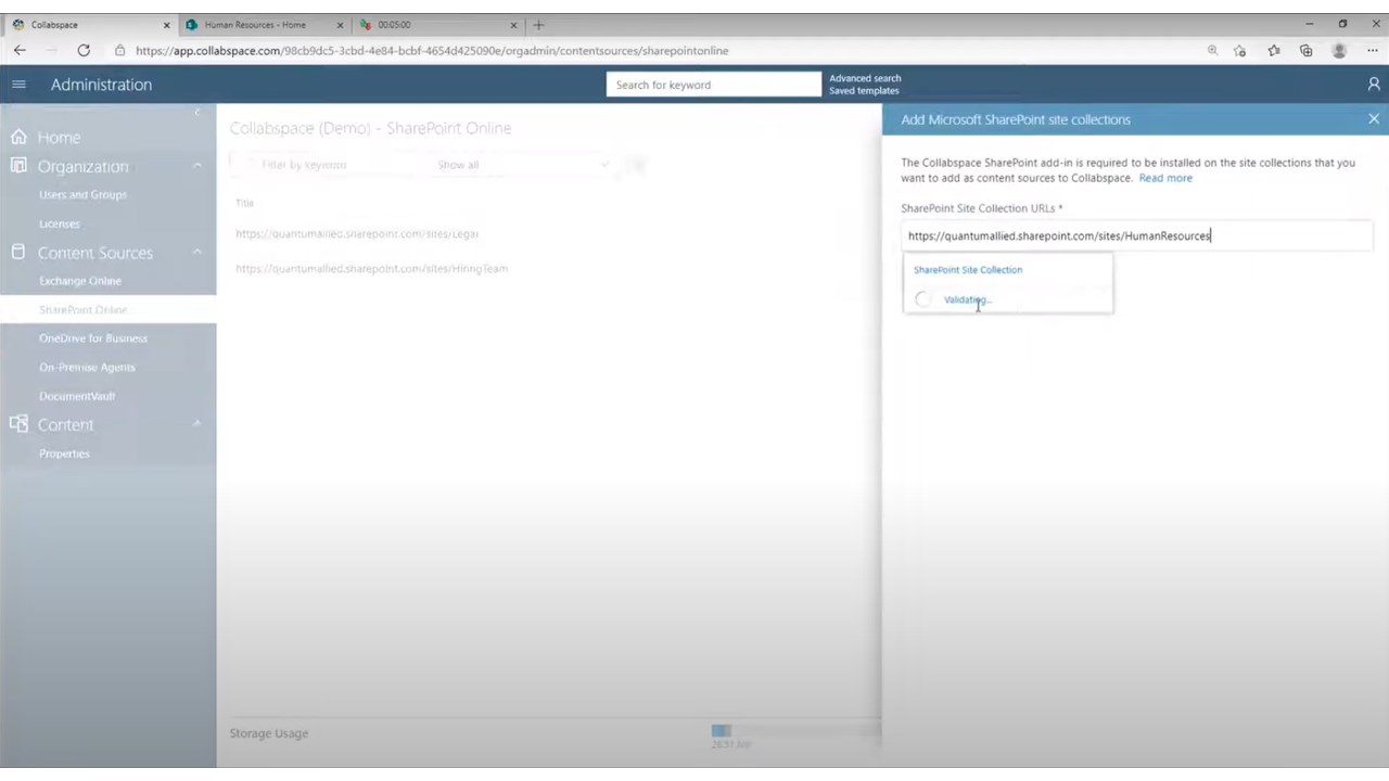 Snapshot 4 of Collabspace ARCHIVE: Content Protection and Search