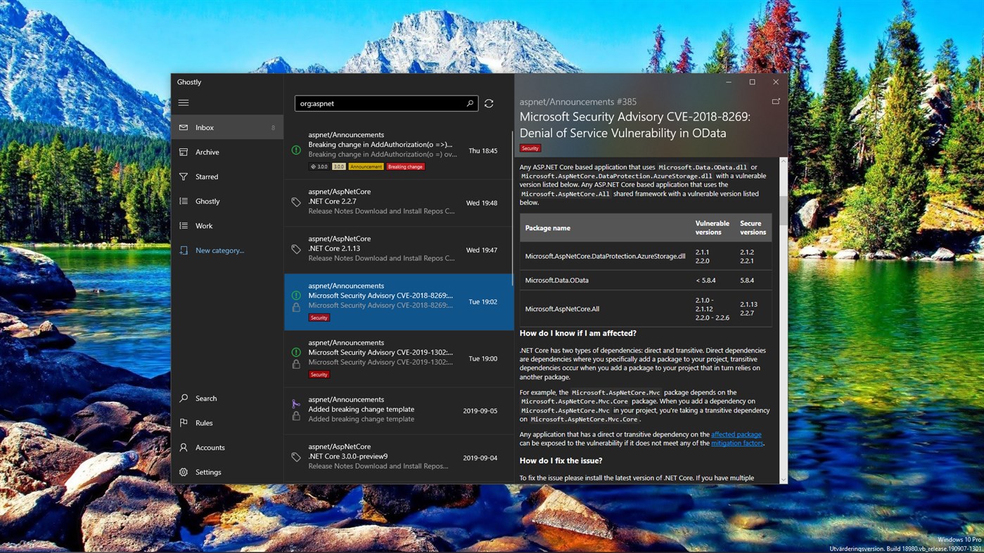 #3. Ghostly (Windows) Door: Spectre Systems AB