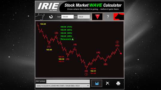 Stock Market Wave Calculator screenshot 2