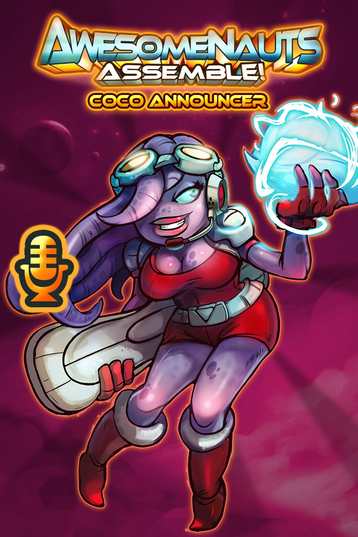 Coco Nebulon - Awesomenauts Assemble! Announcer | Xbox | Chiave | Privato
