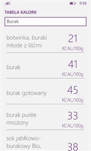 Tabela Kalorii - Wiem co jem screenshot 5
