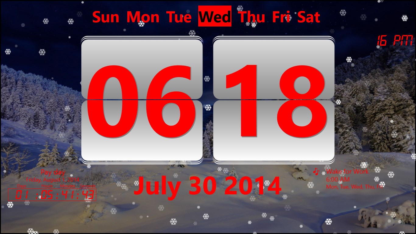 Talking Alarm Clock for Windows 10