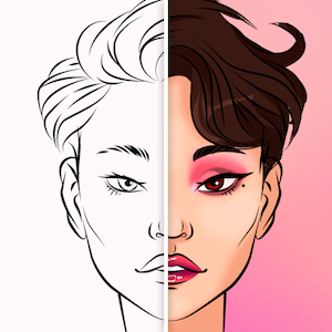 Makeup Sketchbook — Face Art Drawing