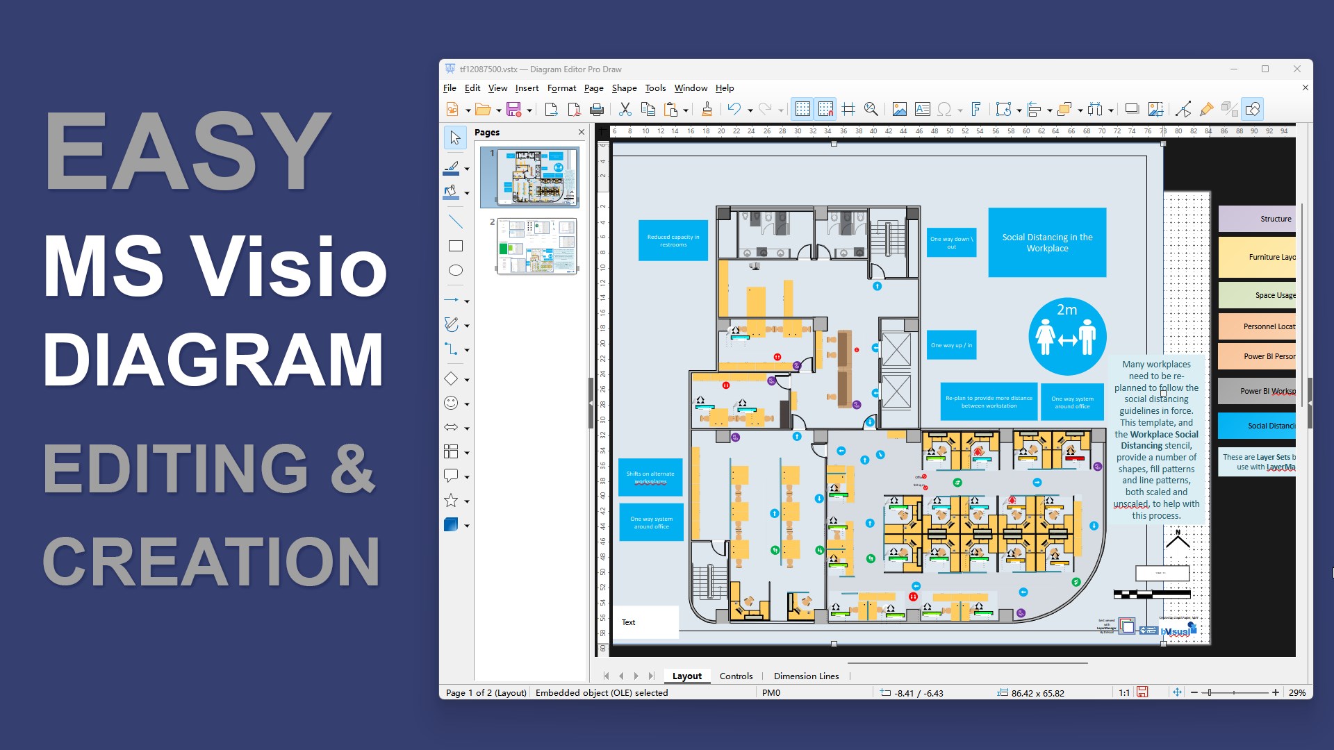 Diagram Editor Pro: for MS Visio screenshot