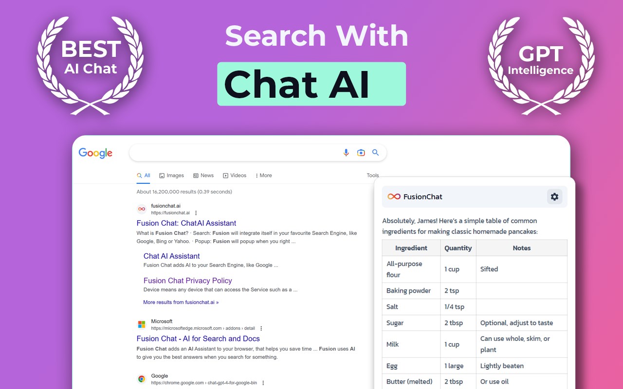 Chat AI - SideBar AI by Fusion