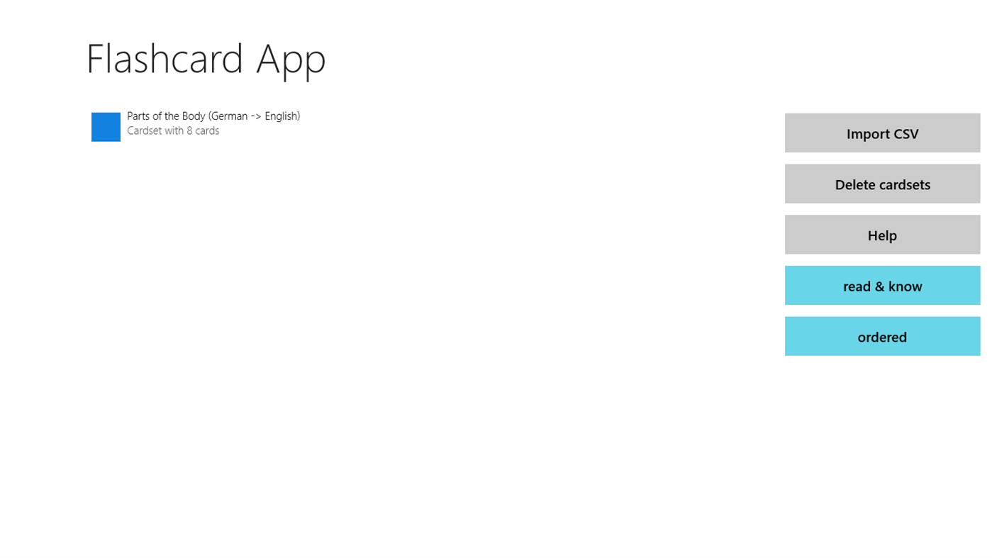 #1. Learn cards (Windows) 由: mentras.ch
