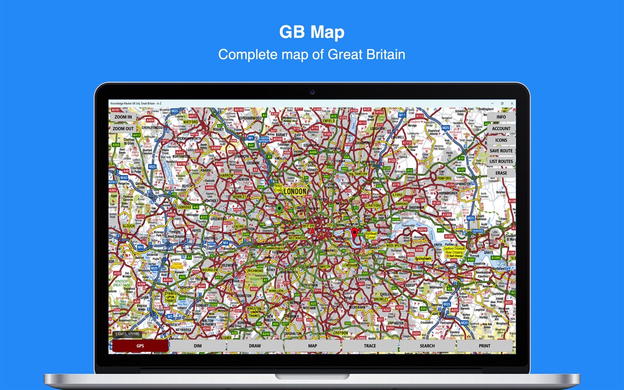 #7. A-Z Greater London Street Atlas (Windows) 来自: Knowledge Master UK Ltd