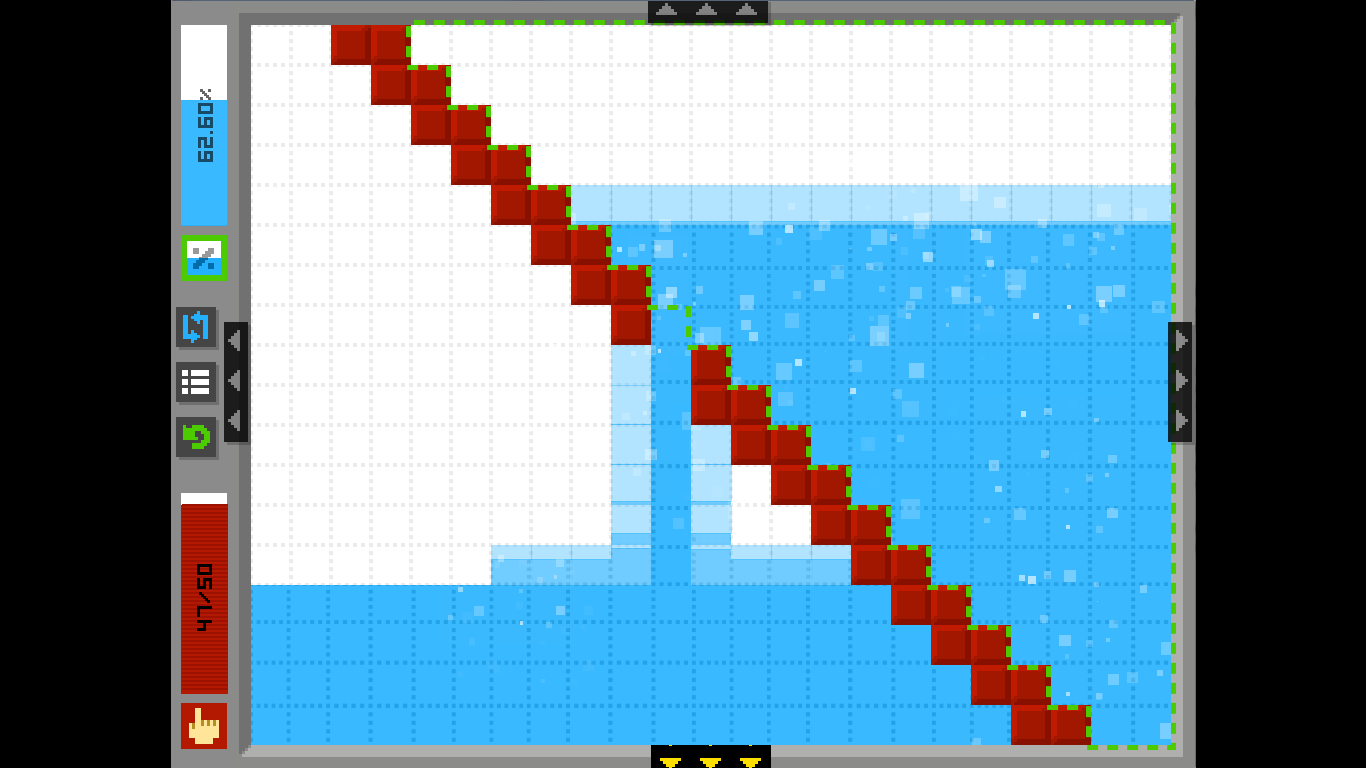 屏幕截图: topsy turvy: it may look easy to solve, but its not!