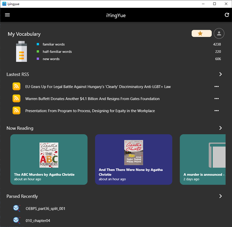 #1. iYingYue - Read English Easily (Windows) Podle: arvin gao