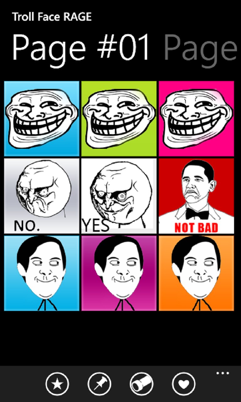 Troll Face RAGE For Windows 10 Mobile