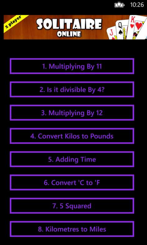 Mental Maths Screenshots 1