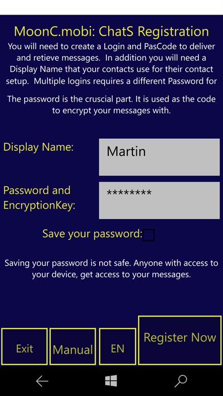 #8. ChatS Encrypted Messenger (Windows) 게시자: moonc.mobi