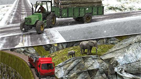 Farm Tractor Simulator - Heavy Cargo Truck Driving screenshot 2
