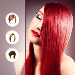 Hair Style Salon & Color Changing Booth