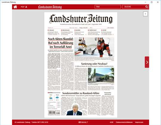 Landshuter Zeitung screenshot 2