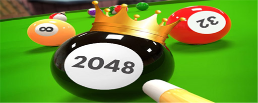 2048 Billiards 3D marquee promo image