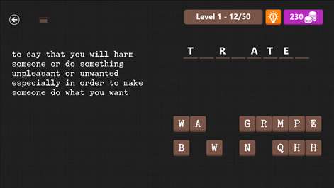 Vocabulary Quiz Game Screenshots 2