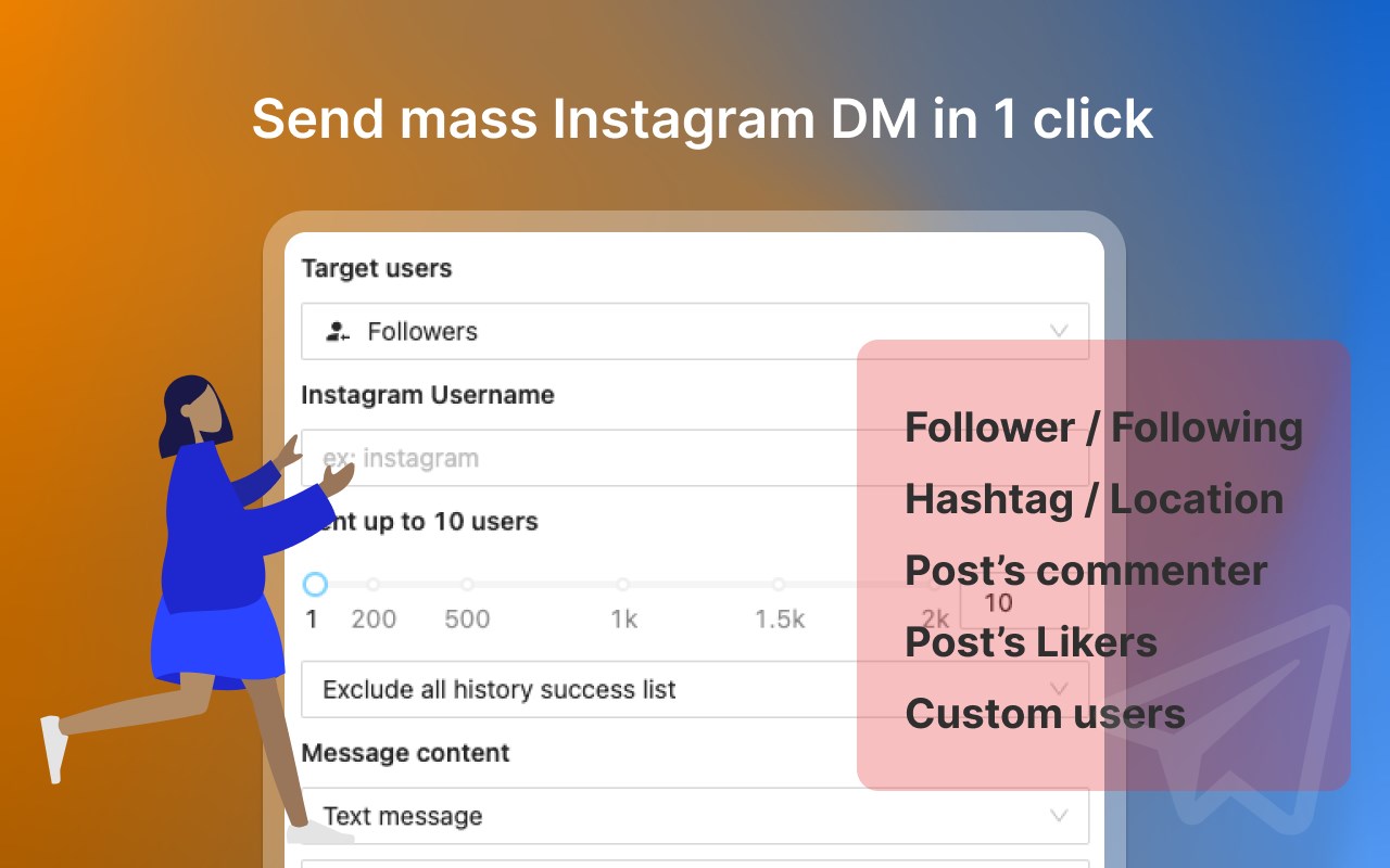 DMfox - IG DM Bot & Bulk Message Sender