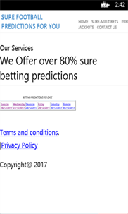 Predictionsbet- Football betting tips screenshot 1