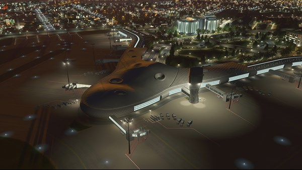 Cities Skylines Remastered Airports screenshot