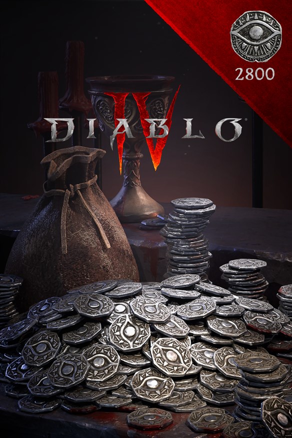 Diablo IV - 2800 Platinum: 2500 + 300 Platinum Bonus