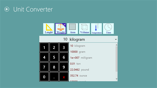 converter units screenshot 3